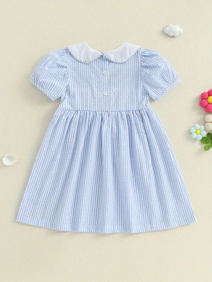 Sailing Embroidery Dress