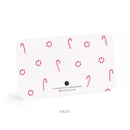 Candy Cane Little Notes® – Mini Notecard Pack, Set of 55