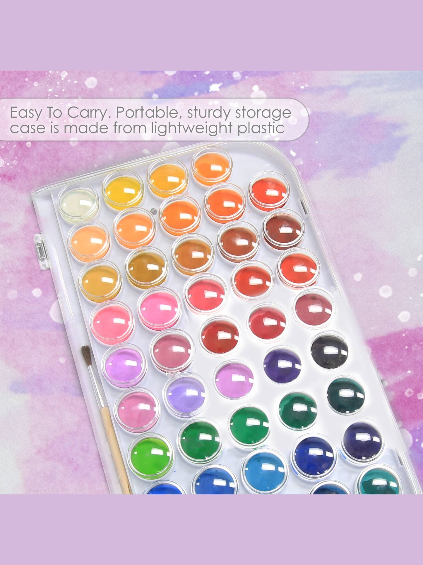 Watercolor w/ Brush 48 Colors