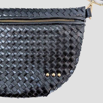 Westlyn Woven Bum Bag Wholesale - NEW COLOR ADDED!: Checkered Emerald