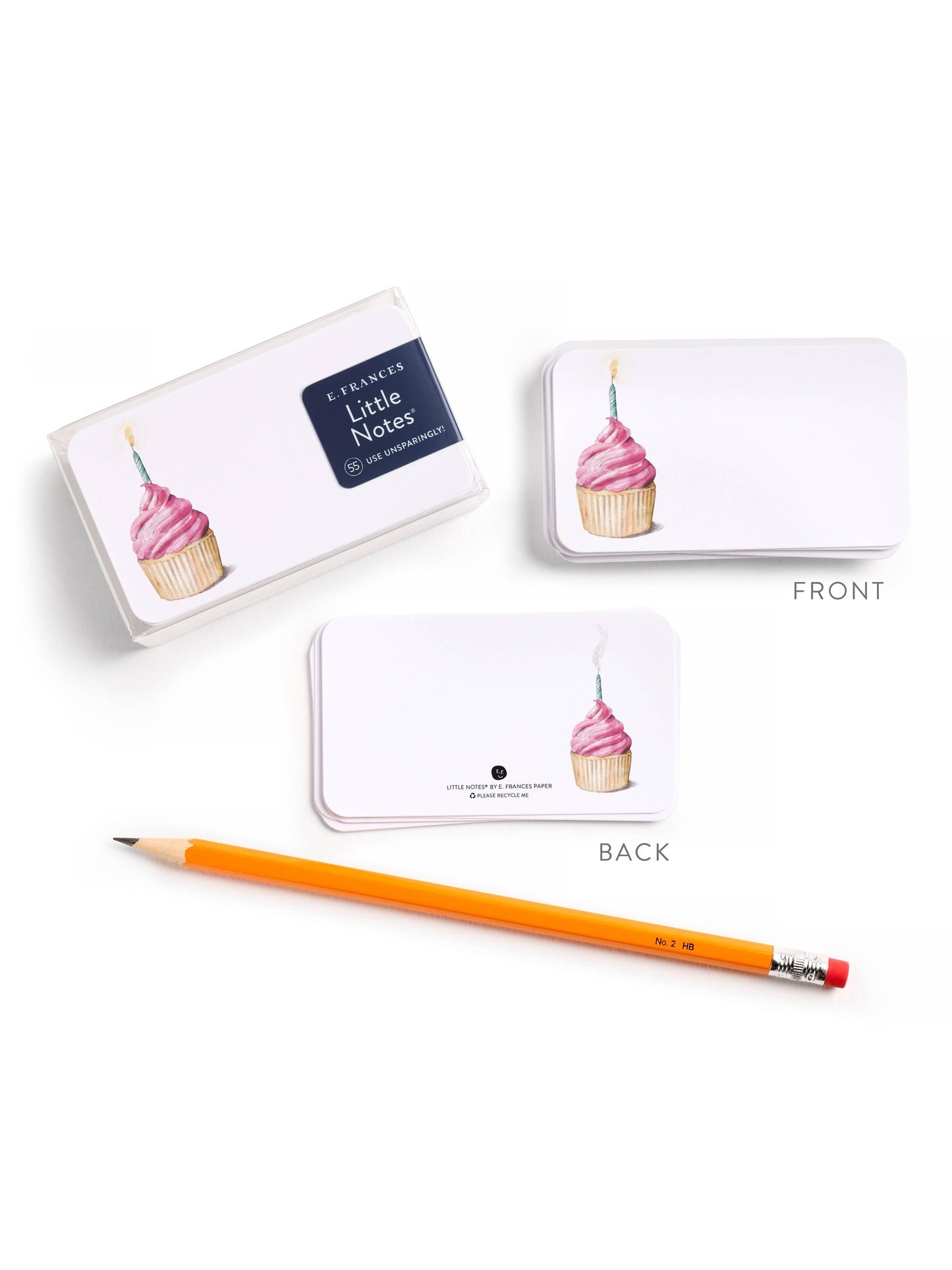 Pink Cupcake Little Notes® NEW 55 Count