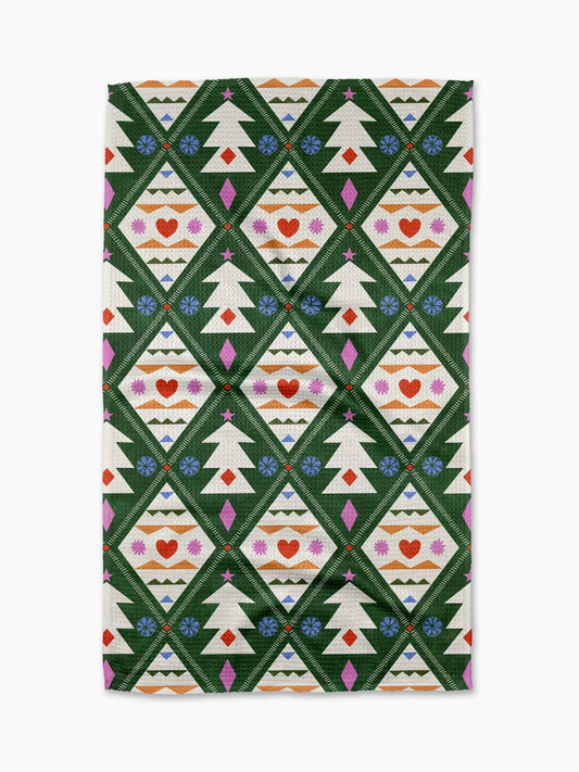 Nordic Christmas Tea Towel