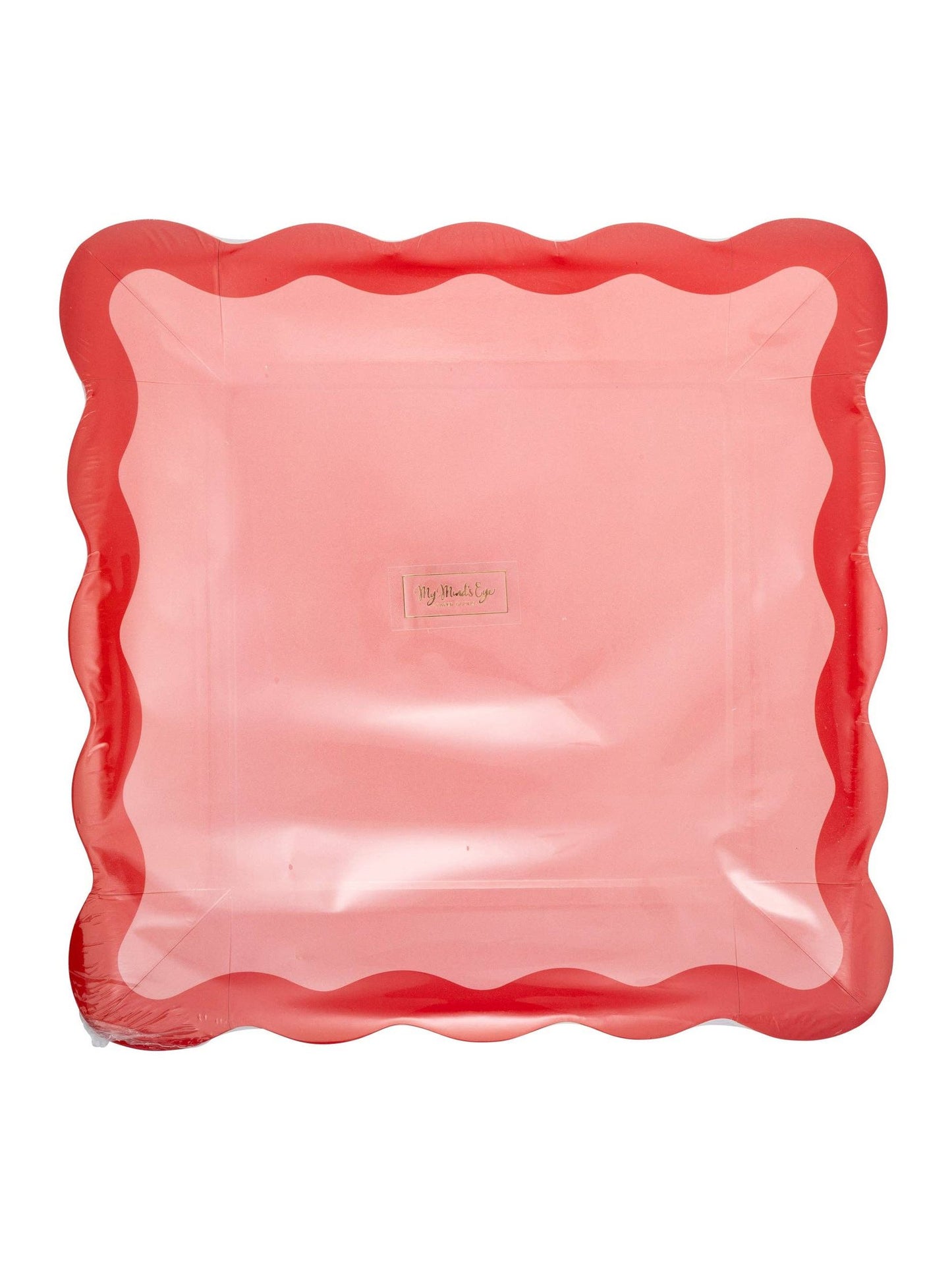 VBW1241 - Pink and Red Ric Rac Plate