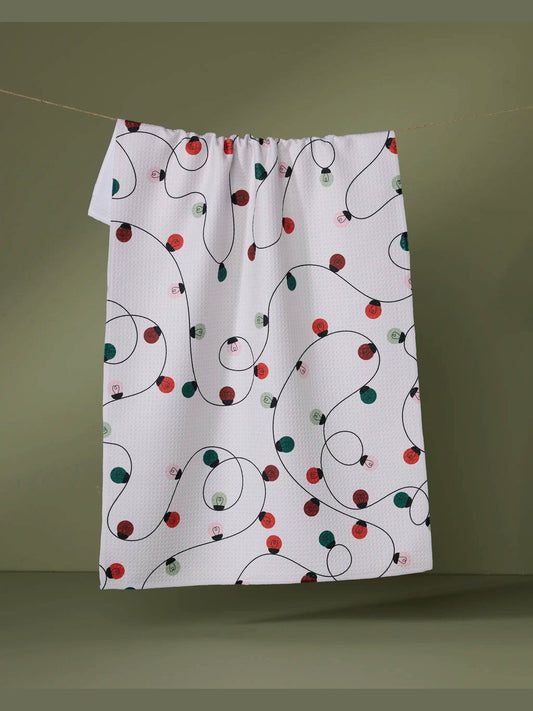 Holiday Lights Tea Towel