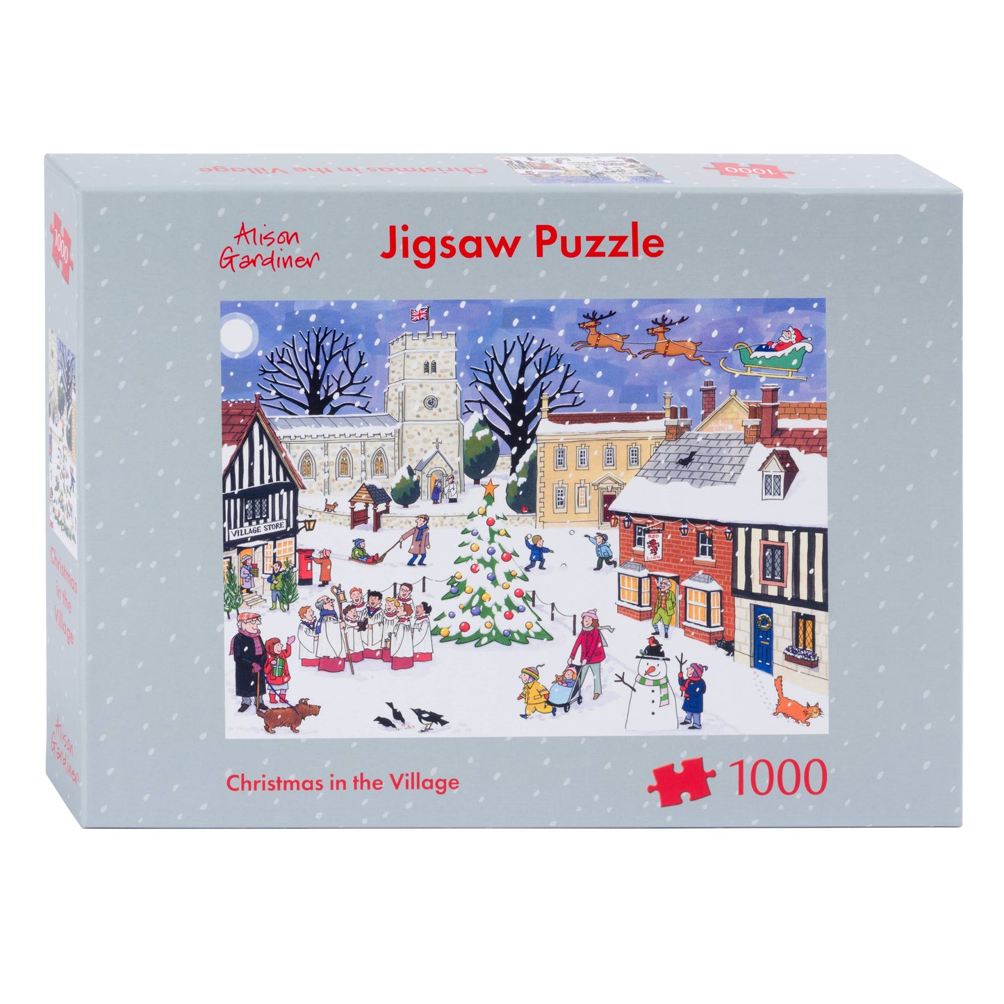 Christmas In The Village Jigsaw Puzzle