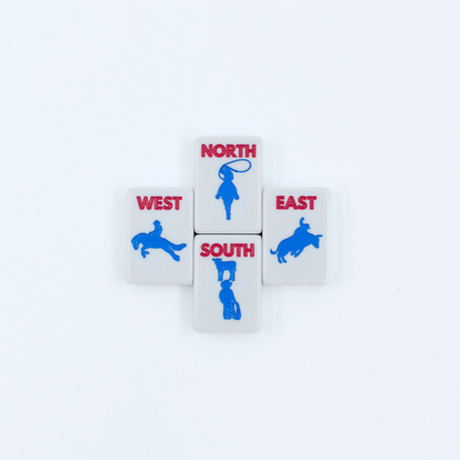 THE TEXAS SERIES  |  Mahjong with Lone Star Flair  |  Mesquite White Tile