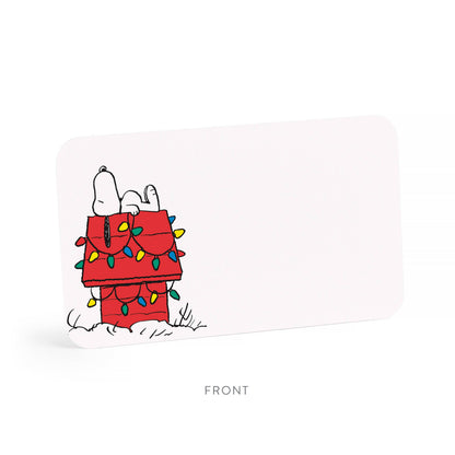 E. Frances x Peanuts™ Snoopy Holiday Dog House Little Notes®