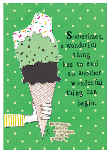 WONDERFUL THINGS | CURLY GIRL EVERYDAY GREETING CARD: None