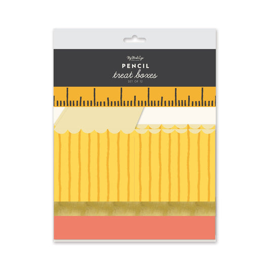 Pencil Shaped Treat Box (12 ct)