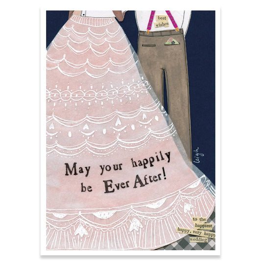 HAPPILY EVER AFTER | CURLY GIRL WEDDING CARD: None