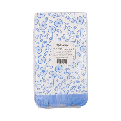 Floral Scatter Fringe Guest Napkin (24ct)