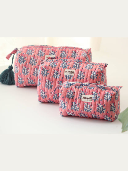 Melon Sorbet print travel/make up storage/organizer-Set of 3