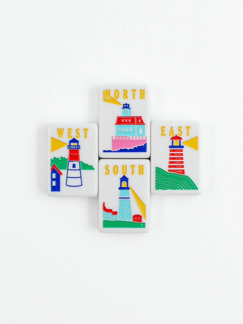 THE NEW ENGLAND SERIES | Mahjong Tiles with Nautical Flair