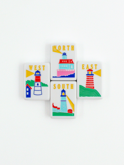 THE NEW ENGLAND SERIES | Mahjong Tiles with Nautical Flair
