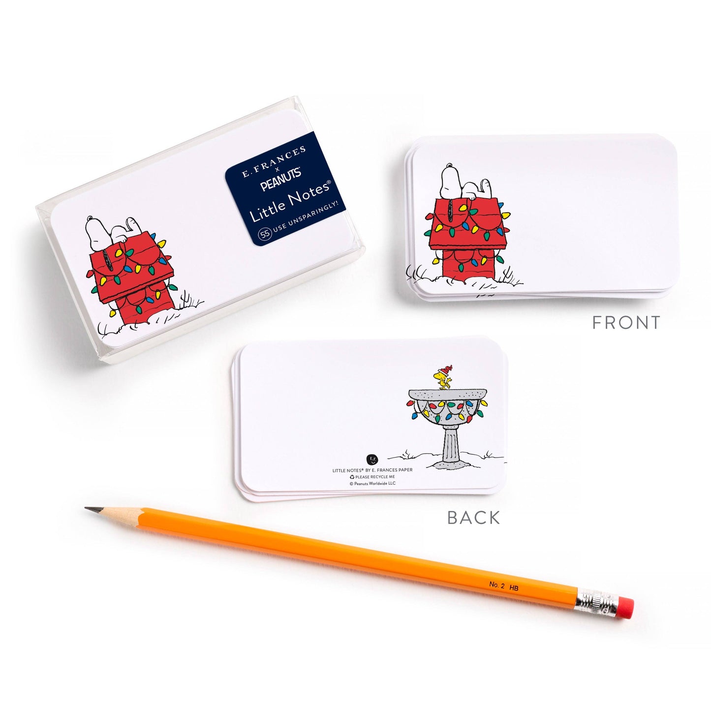 E. Frances x Peanuts™ Snoopy Holiday Dog House Little Notes®