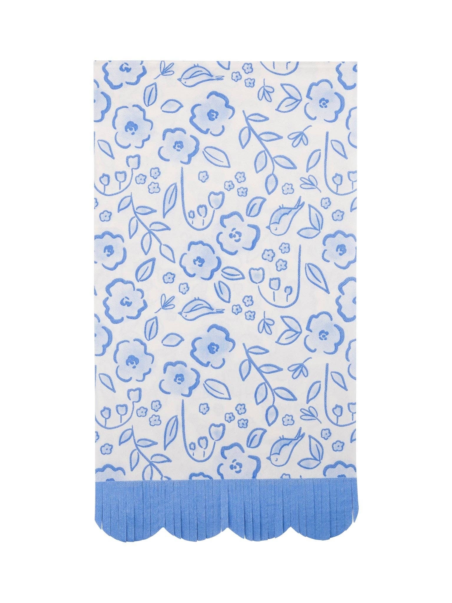 Floral Scatter Fringe Guest Napkin