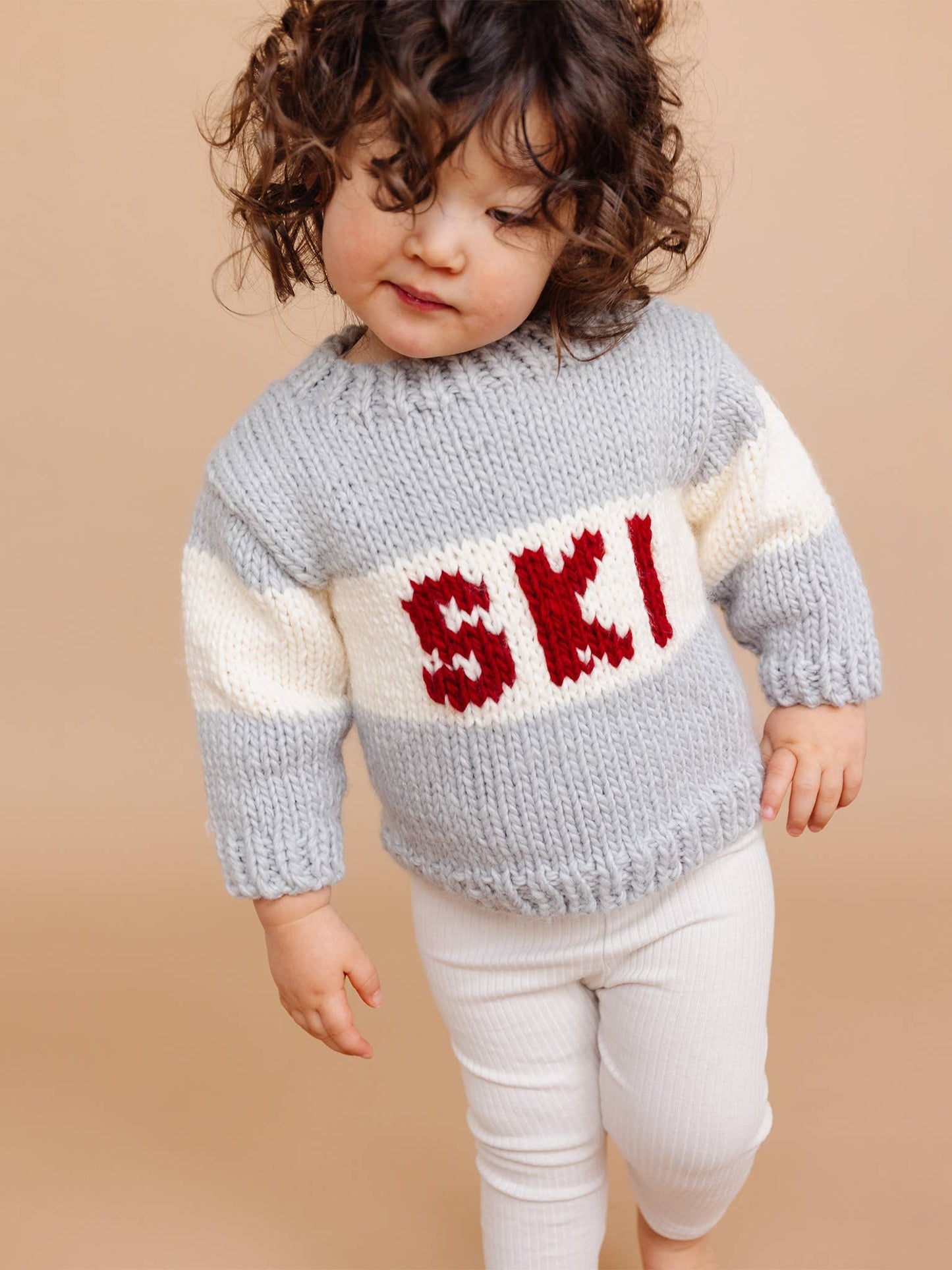Children's Ski Sweater Bowie Grey