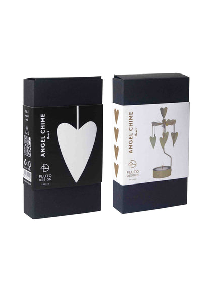 Gold Heart Rotary Candleholder
