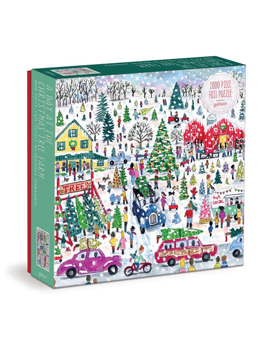 Michael Storrings Christmas Tree Farm 1000 Piece Foil Puzzle