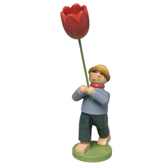 Boy with Tulip by Wendt & Kuhn