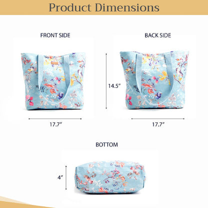 Canvas Tote Bag 100% Cotton Equinoxe  - 17.7" x 14.5"