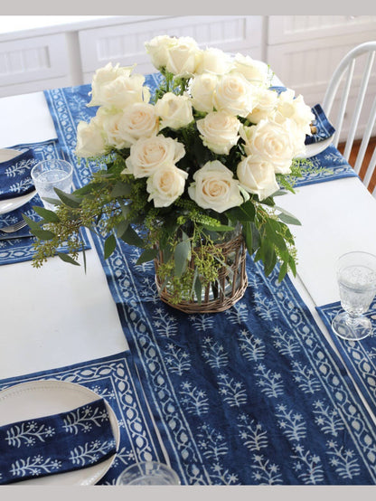 Table Runner Lawrence Indigo