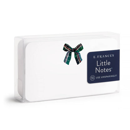 Plaid Bow Little Notes® – Mini Notecard Pack, Set of 55