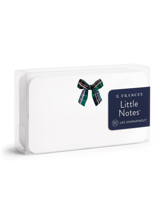 Plaid Bow Little Notes® – Mini Notecard Pack, Set of 55