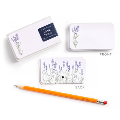 Lavender Little Notes® – Mini Notecard Pack, Set of 55