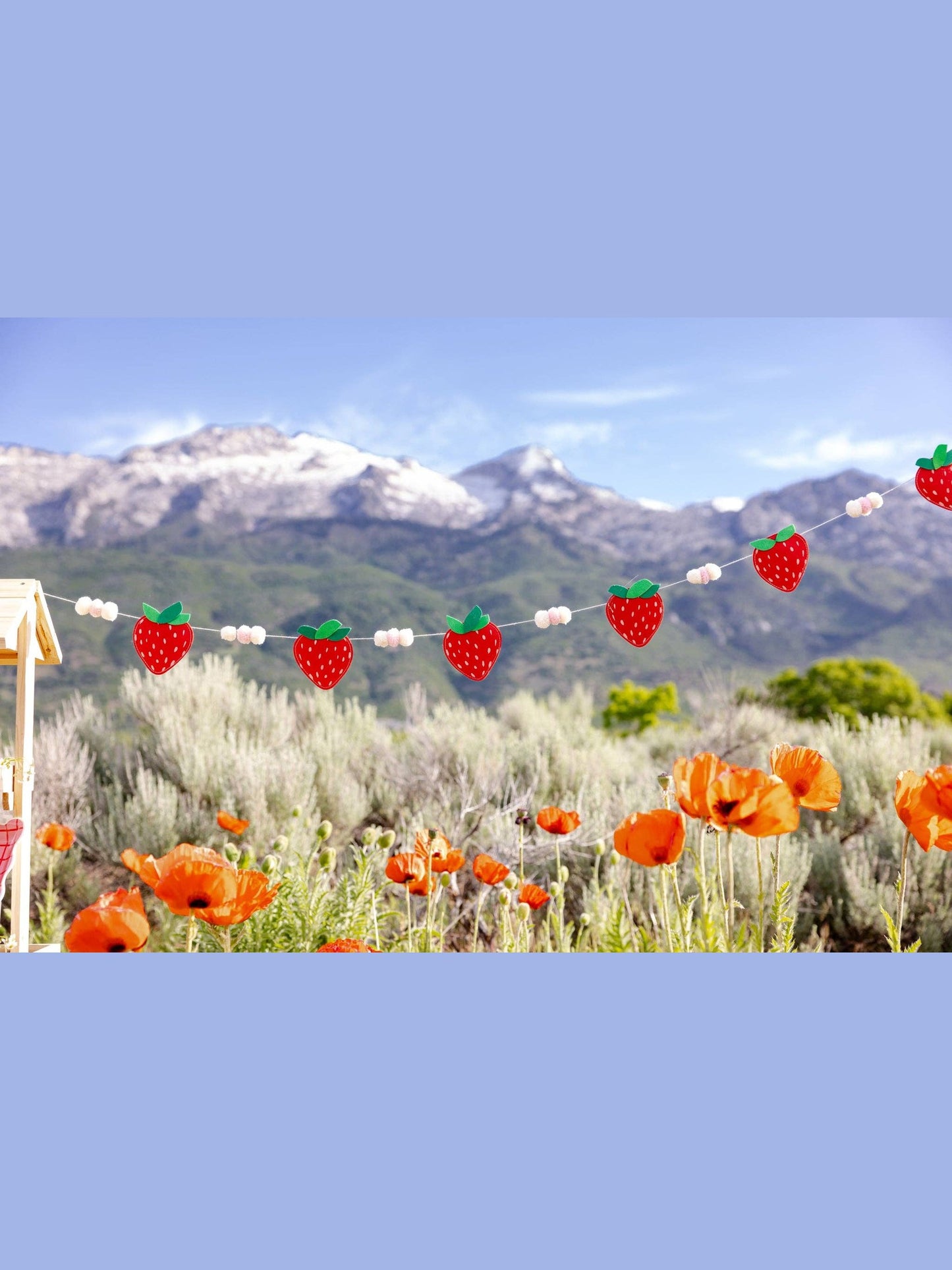 STW1102 - Felt Strawberry Banner