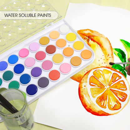 Watercolor w/ Brush 36 Color