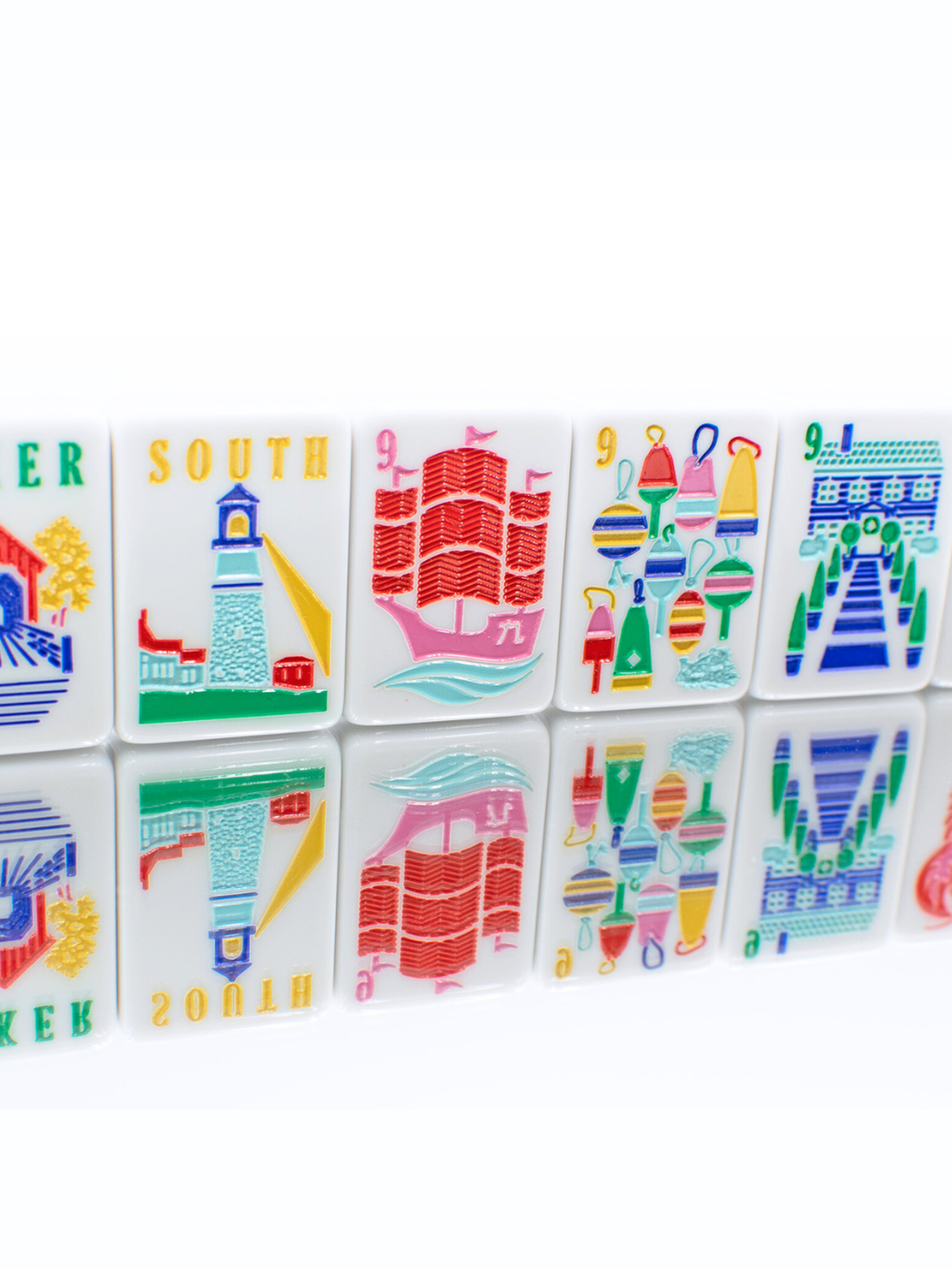 THE NEW ENGLAND SERIES | Mahjong Tiles with Nautical Flair
