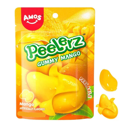 Amos Peelerz Gummy Mango 6oz bag