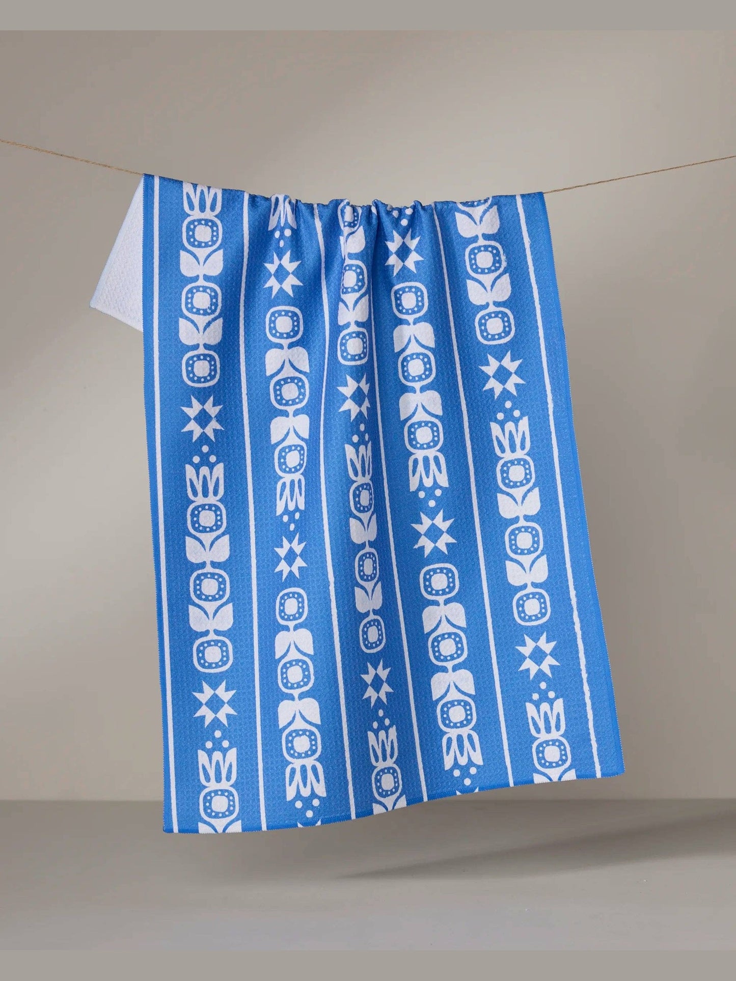 Frosted Flora Tea Towel