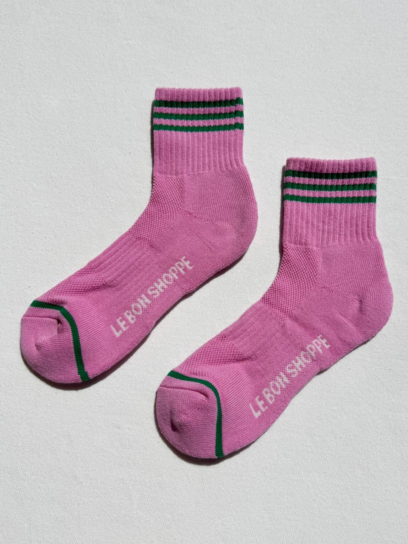 Girlfriend Socks: Bright Grey