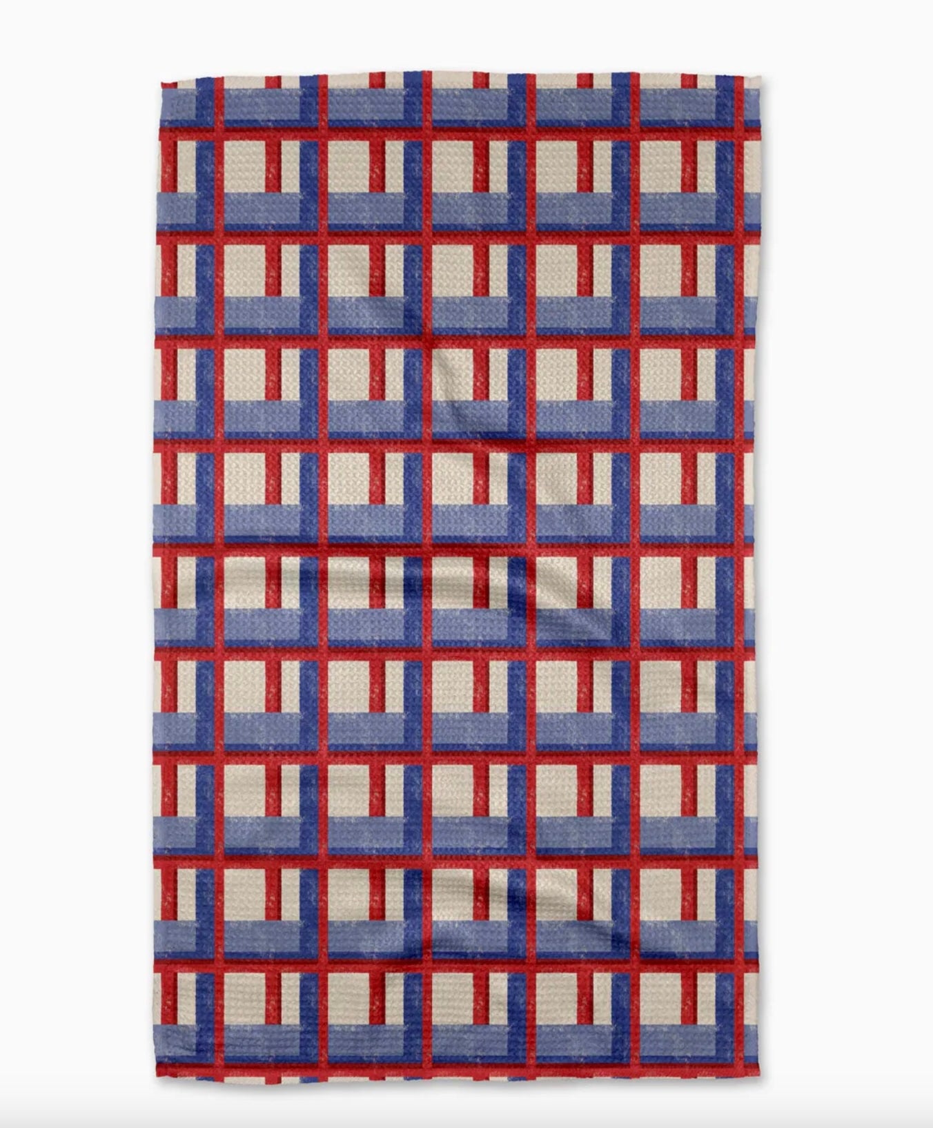Geometry Cielo Grid Tea Towel