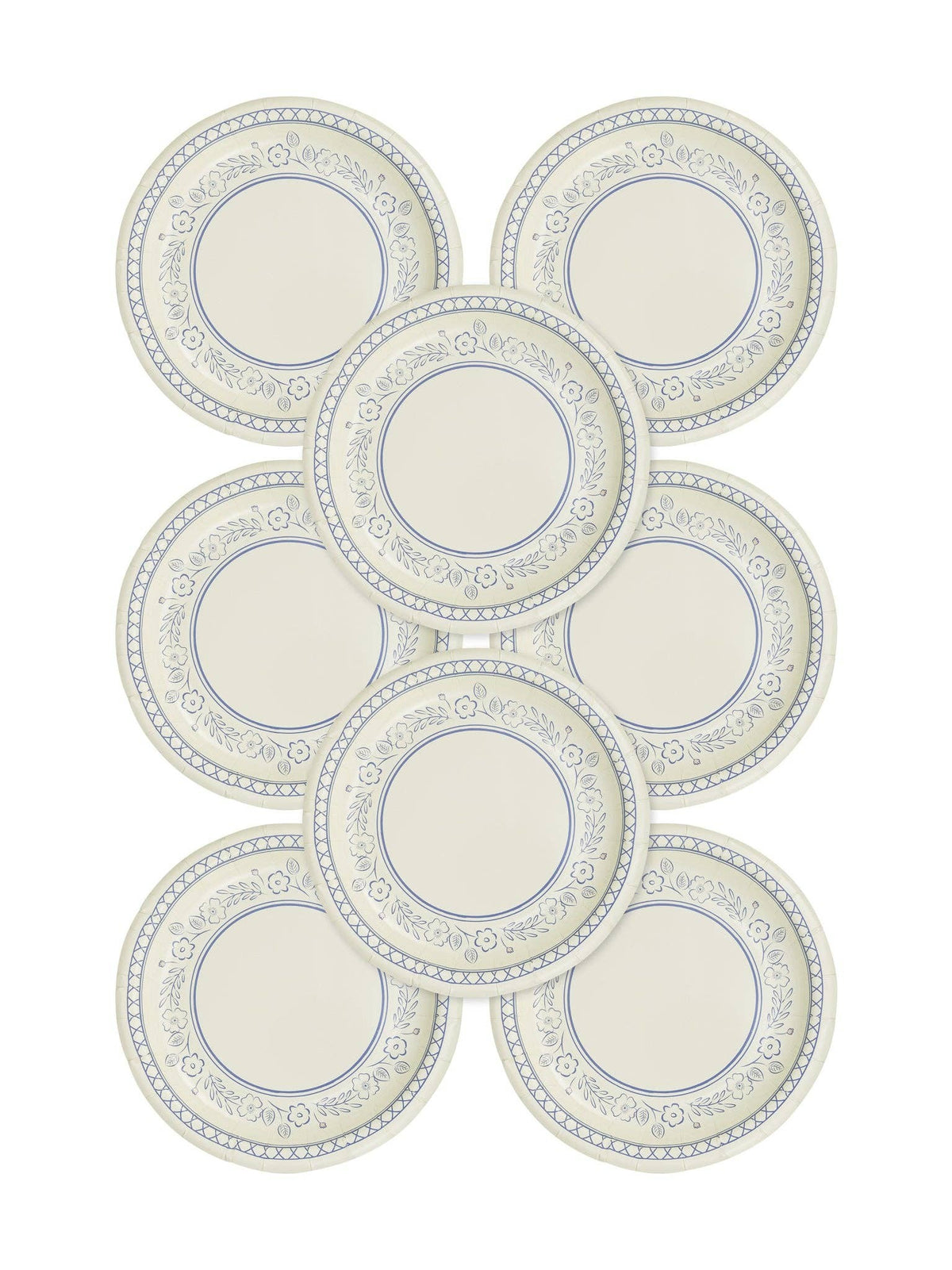 PEM1040 - Pembroke Floral 7" Paper Dessert Plate