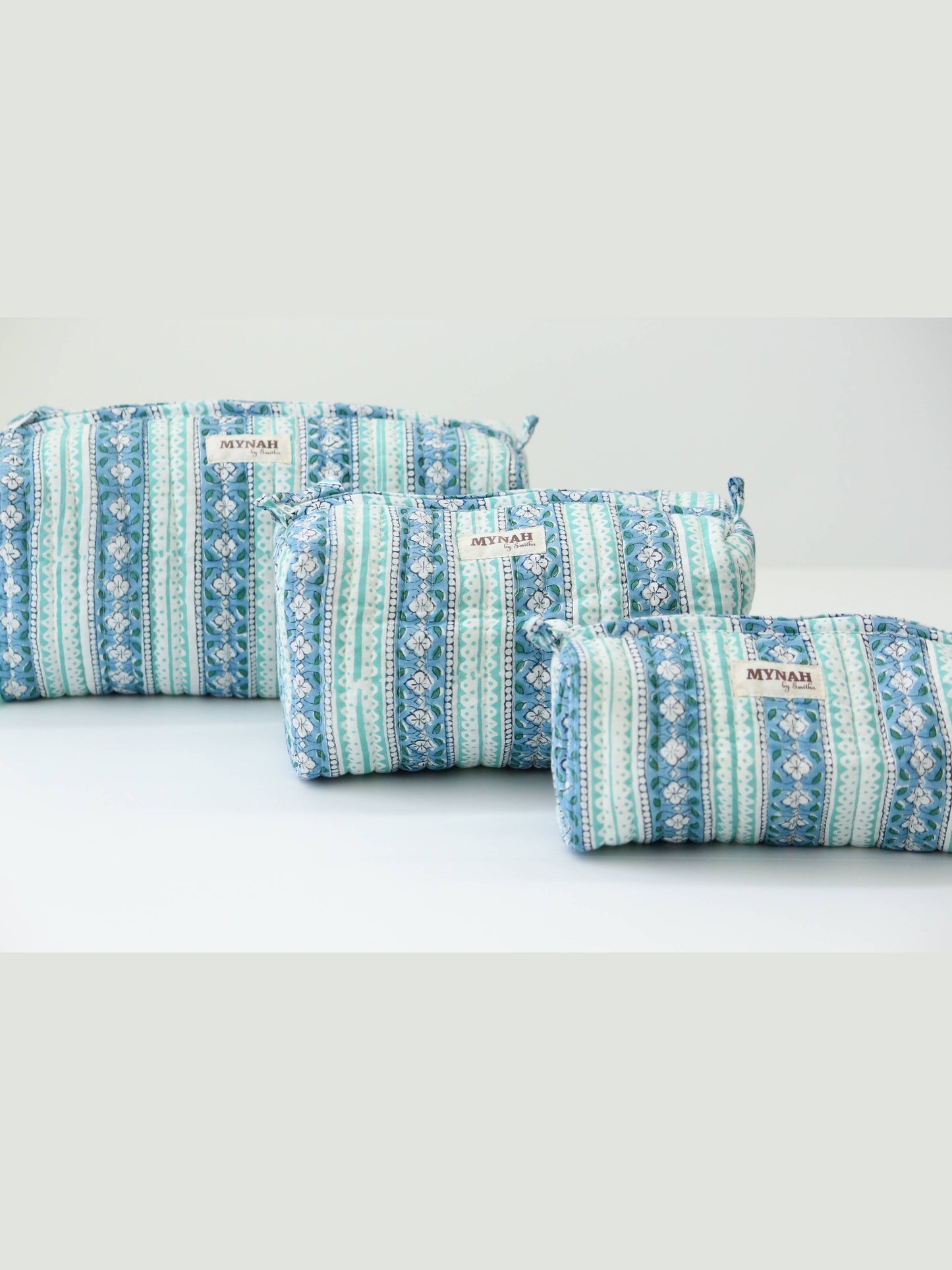 Moroccan stripes travel/make up/organizer/bag-Set of 3