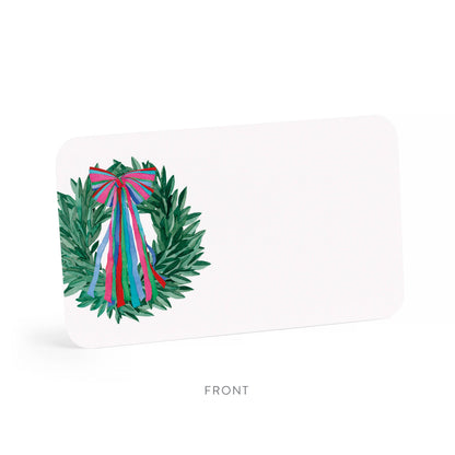Colorful Wreath Little Notes® – Notecards, Set of 55