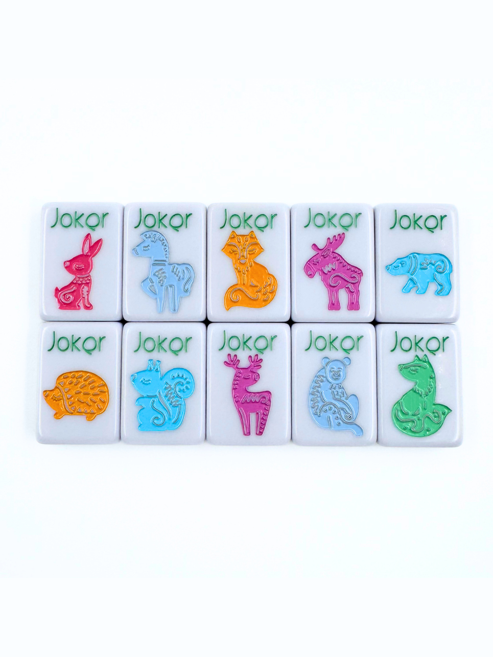 THE SCANDINAVIAN FOLK ART SERIES | Mahjong Tiles with Nordic Style