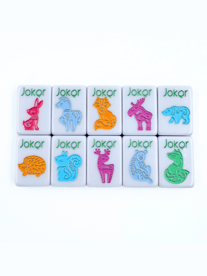 THE SCANDINAVIAN FOLK ART SERIES | Mahjong Tiles with Nordic Style