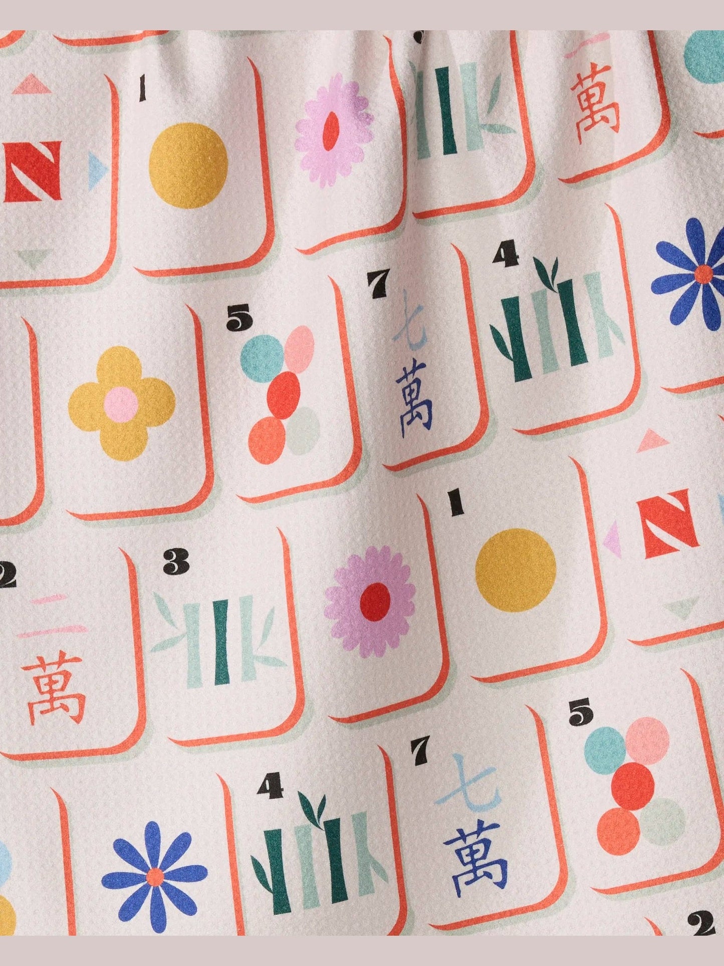 Tile Toss Tea Towel