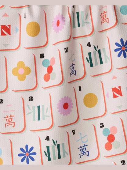 Tile Toss Tea Towel