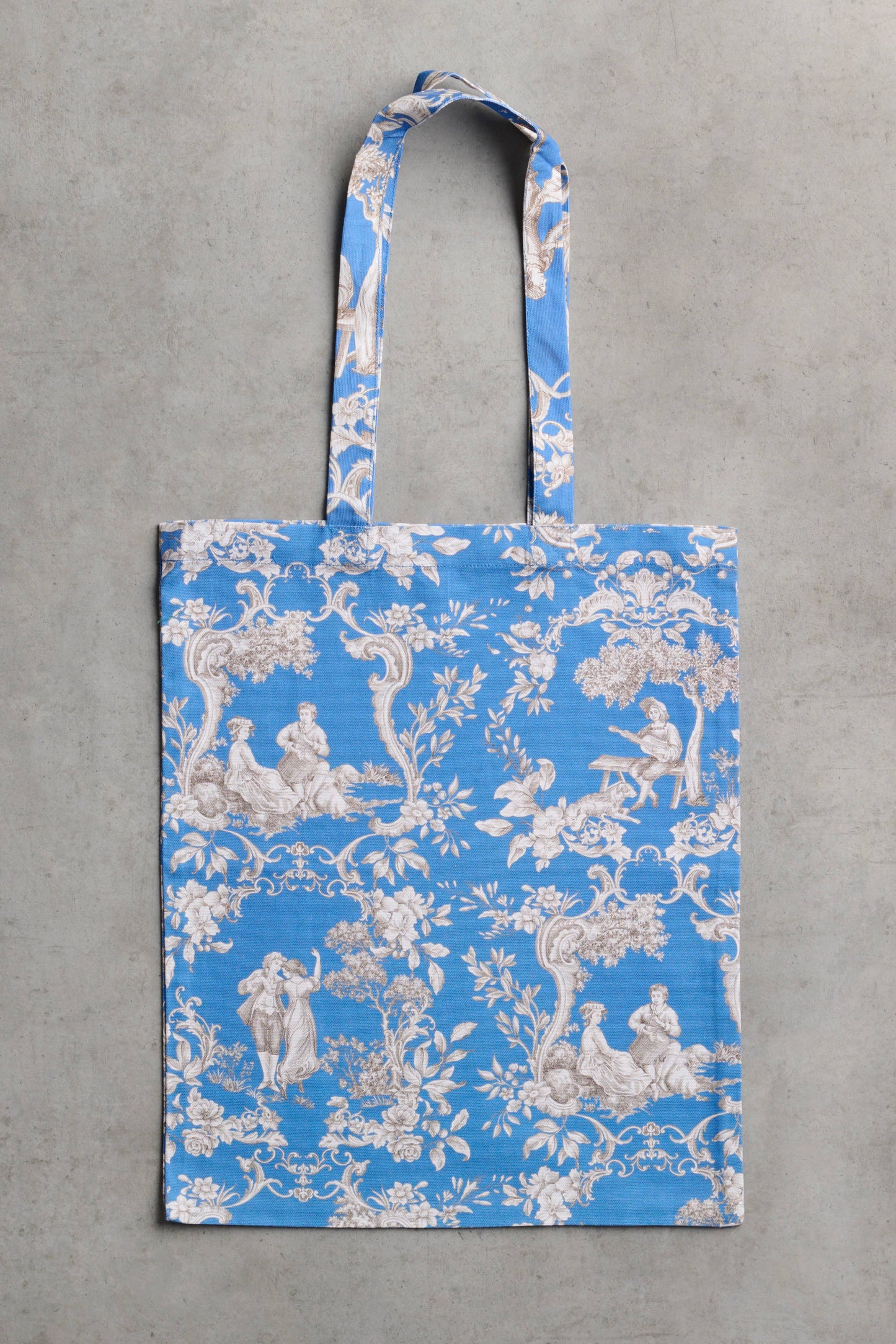Tote Bag 100% Cotton - Joli Jouy - 14" x 17"