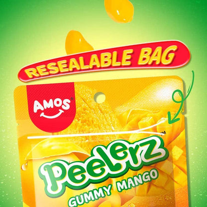 Amos Peelerz Gummy Mango 6oz bag