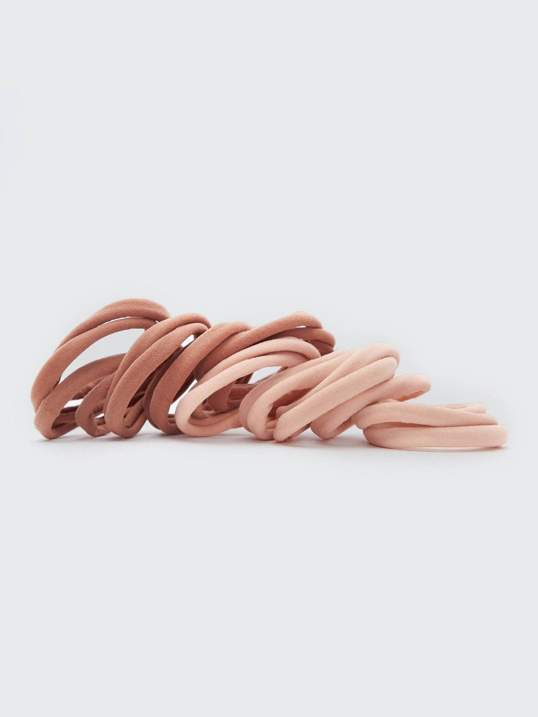 Eco-Friendly Nylon Elastics 20pc set - Blush