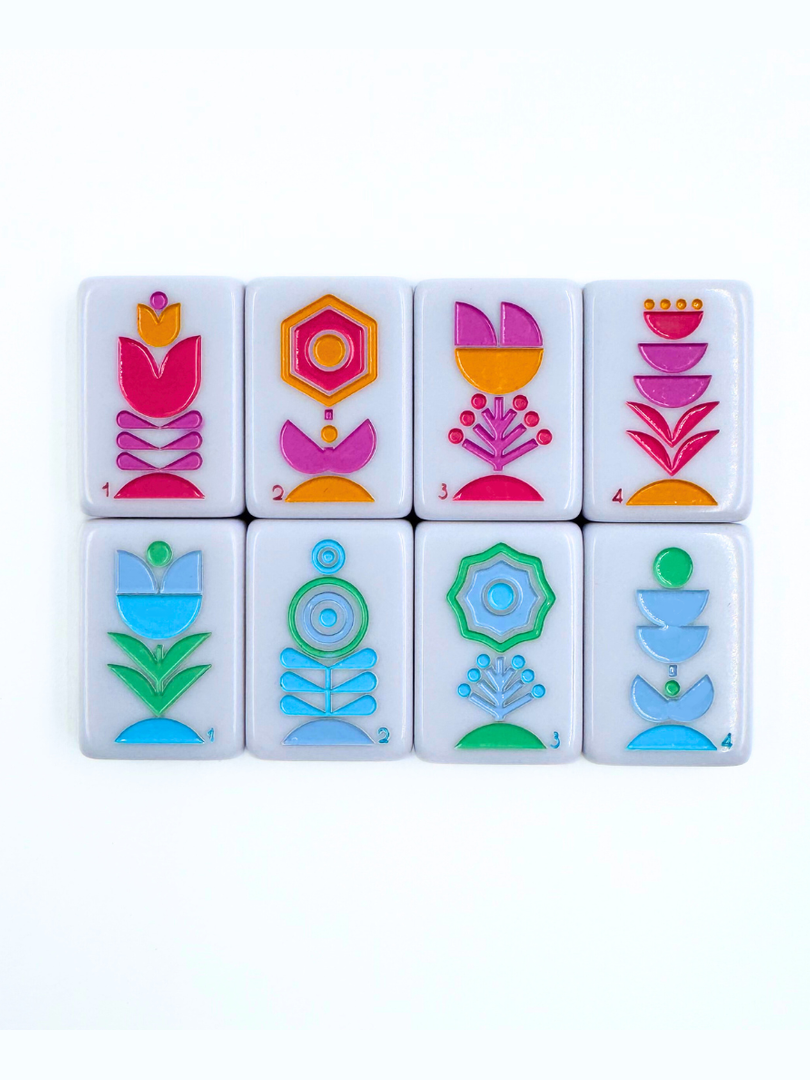 THE SCANDINAVIAN FOLK ART SERIES | Mahjong Tiles with Nordic Style