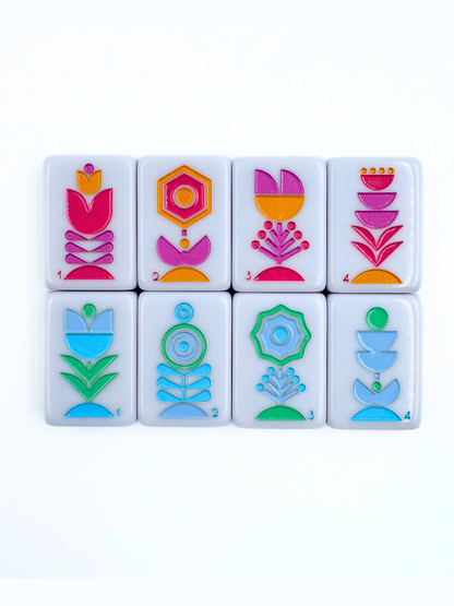 THE SCANDINAVIAN FOLK ART SERIES | Mahjong Tiles with Nordic Style