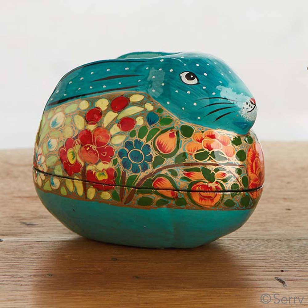 Teal Bunny Box