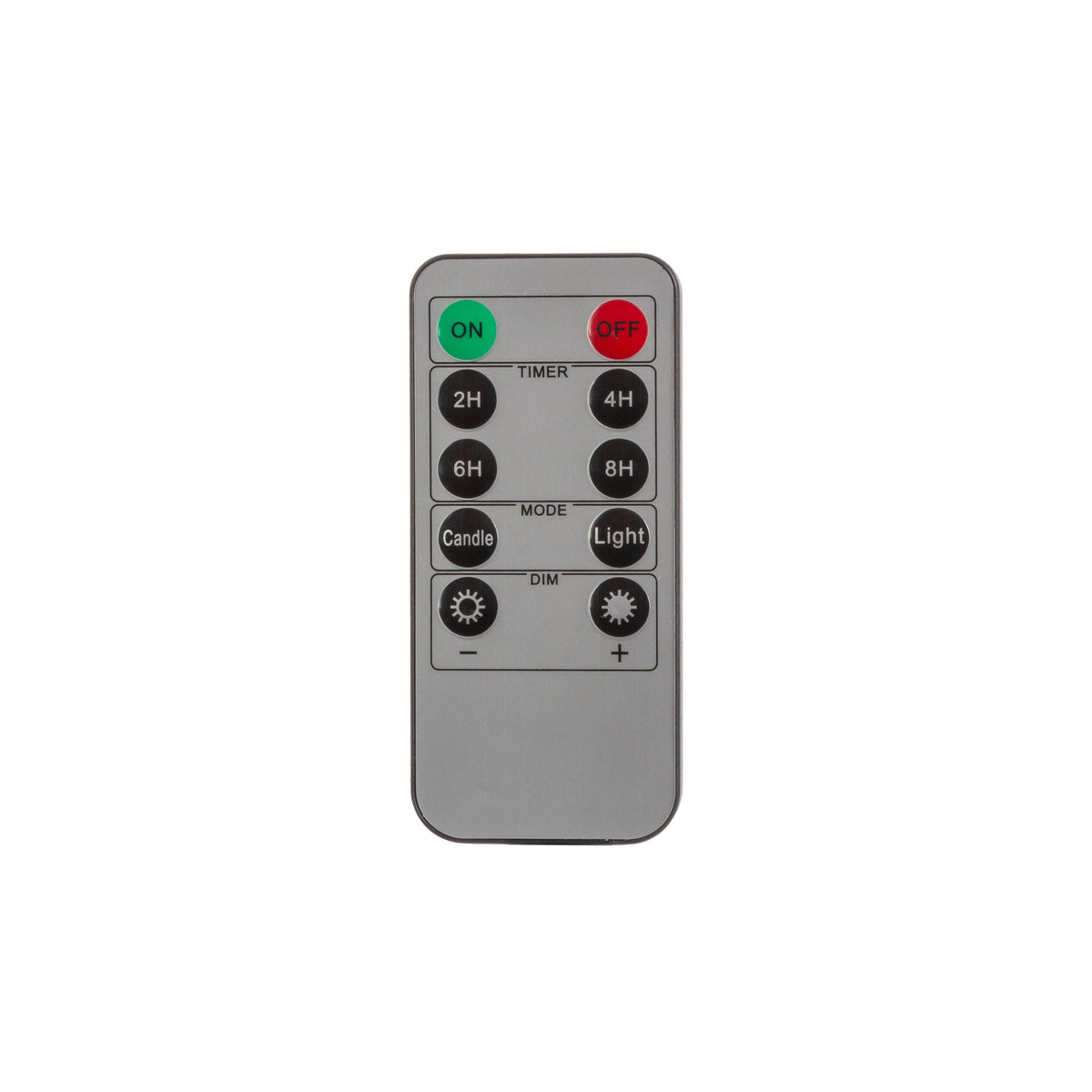 Christmas Remote Control LED Taper Candles with Clips Set of 10